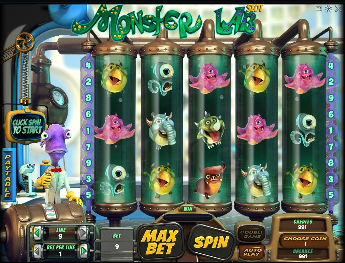 monster lab video slot